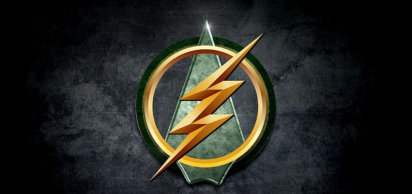 Flash Vs. Arrow, Arrow Logo HD wallpaper