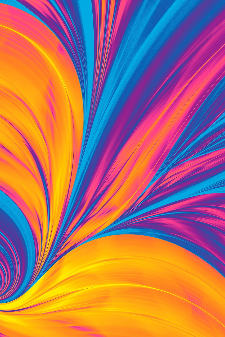 Colorful, Huawei Matebook, digital art HD phone wallpaper