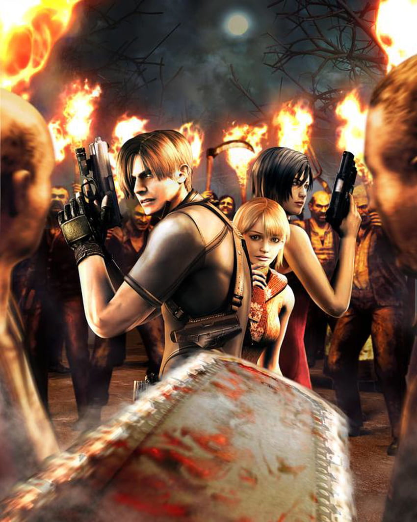 Resident Evil 4 Remake Game Leon and Ashley 4K Wallpaper iPhone HD Phone  #1261k