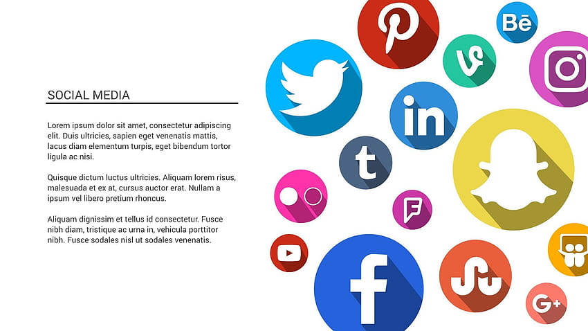 Icon Social Media - Icon Library, Social Media Icons HD wallpaper
