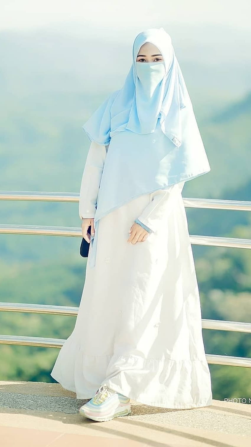 Muslimisches Mädchen, weiße Gurkha HD-Handy-Hintergrundbild