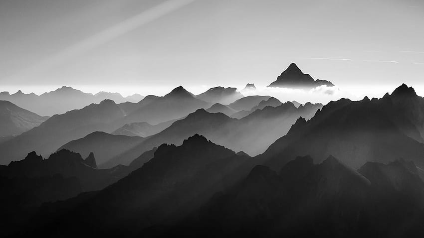 Long Range . Long, Grey Mountain HD wallpaper
