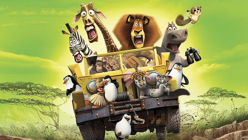 Madagascar : Escape 2 Africa (2022) film Fond d'écran HD