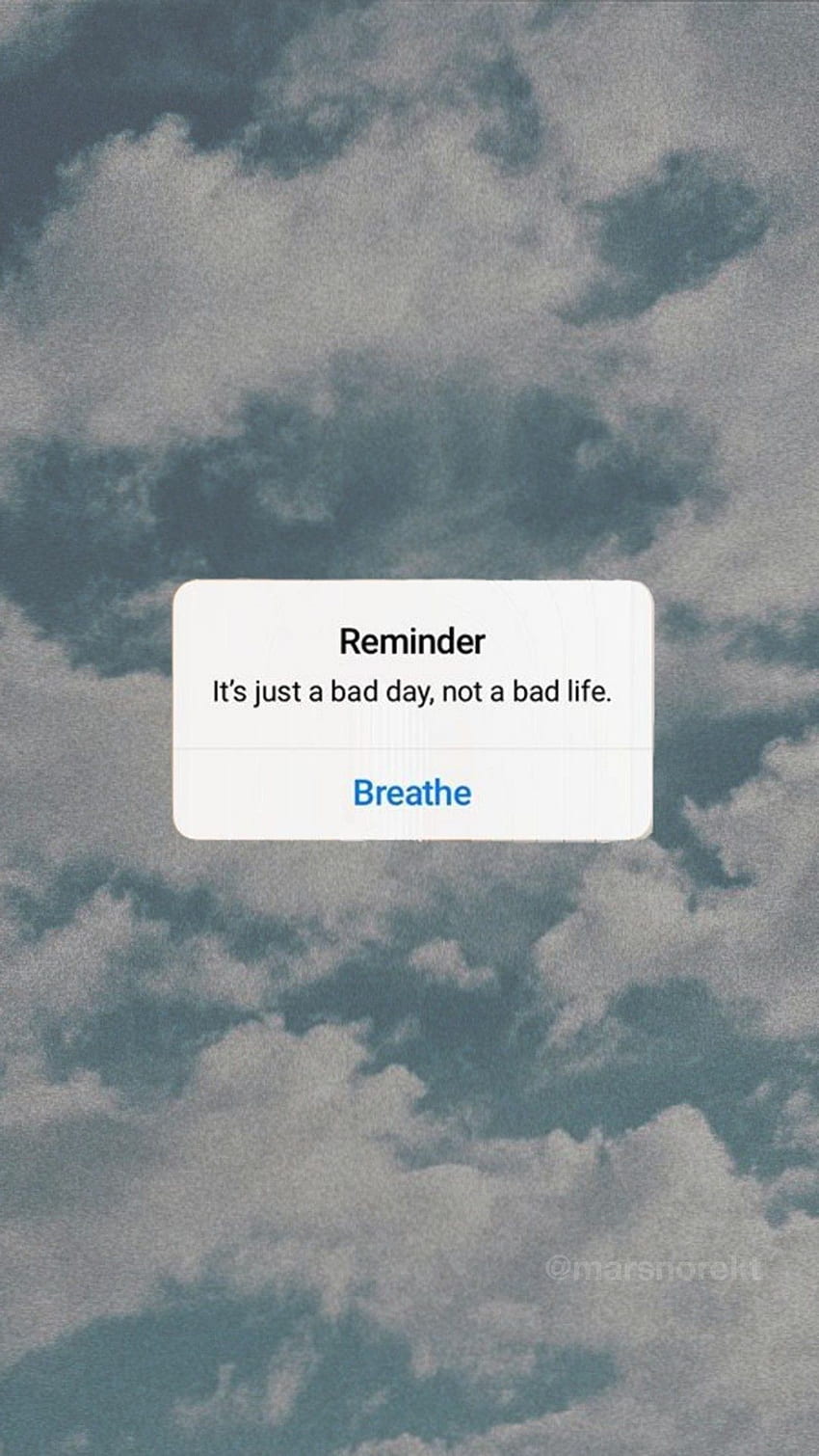 todays reminder. Quotes lockscreen, Reminder quotes, Motivational art quotes, Aesthetic Reminder HD phone wallpaper