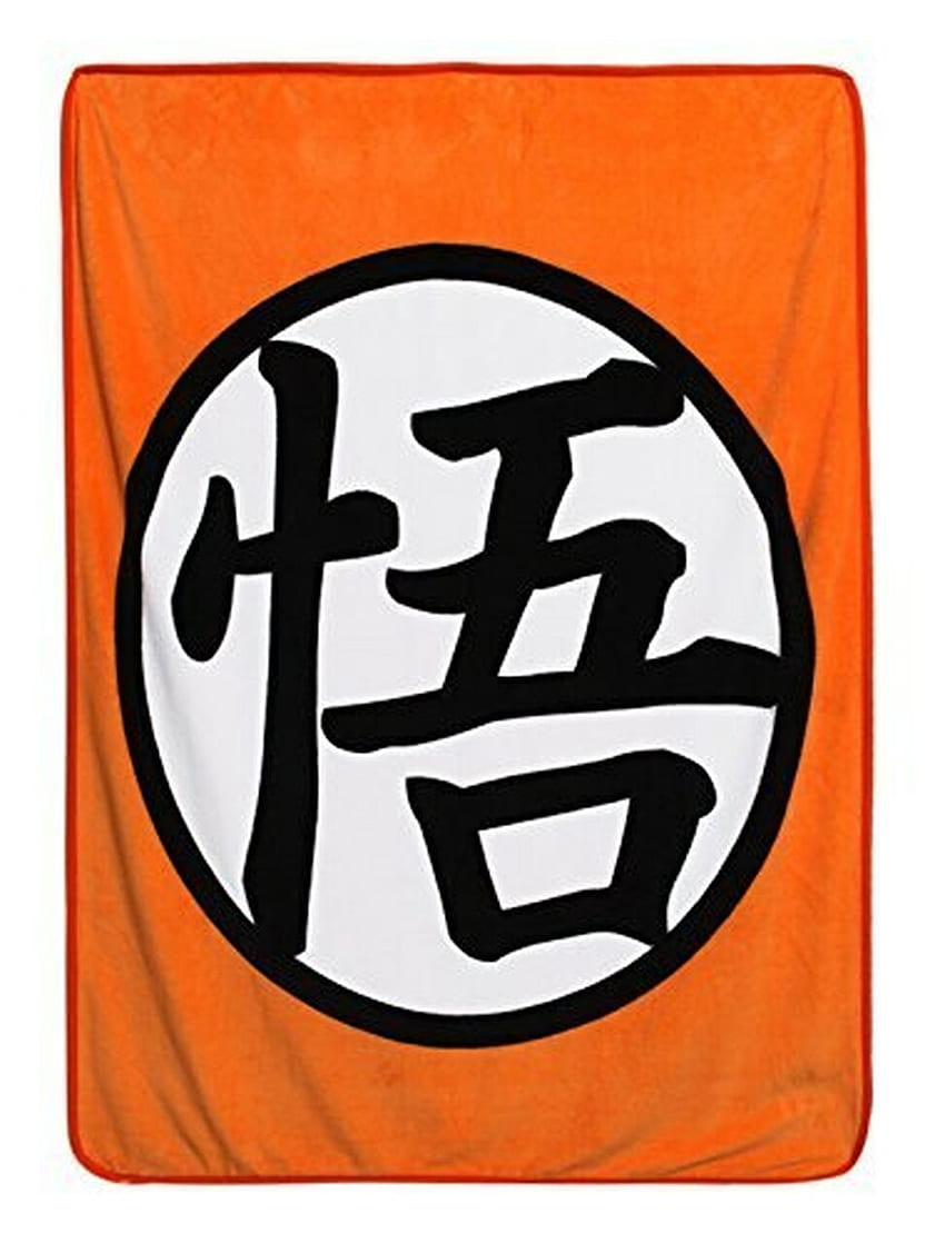 Dragon Ball Z Goku Kanji Symbol Throw Blanket HD phone wallpaper