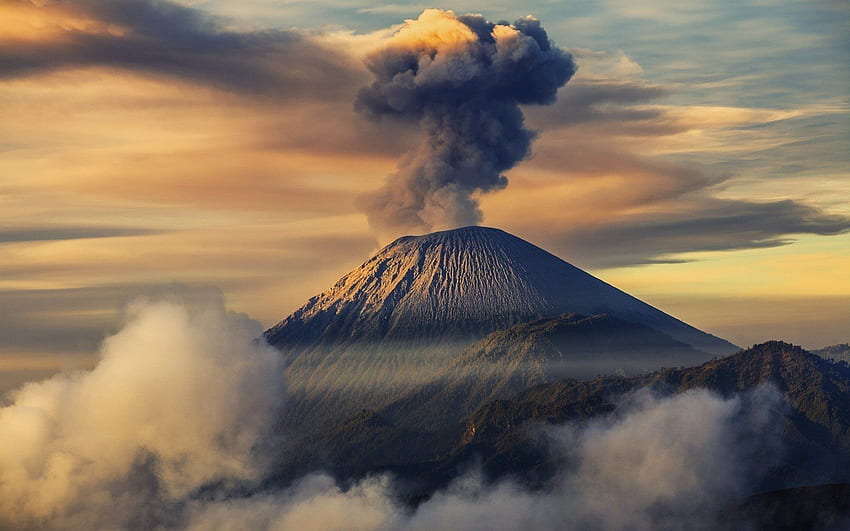 High Resolution Volcano, Iceland Volcano HD wallpaper