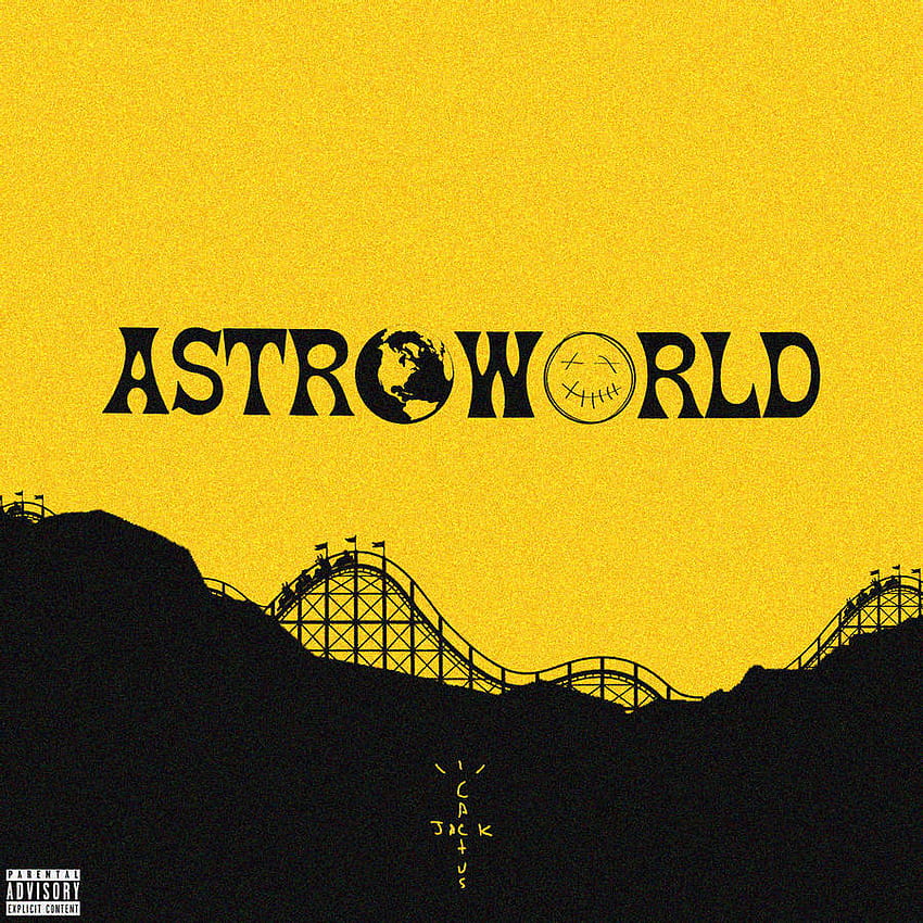 Yellow Aesthetic Astroworld, Astroworld Logo HD phone wallpaper
