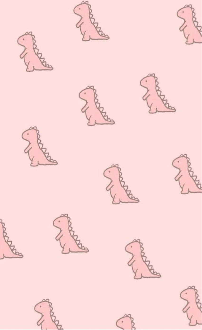 Pinkpurple dino background  Dinosaur wallpaper Cartoon wallpaper iphone  Wallpaper iphone cute