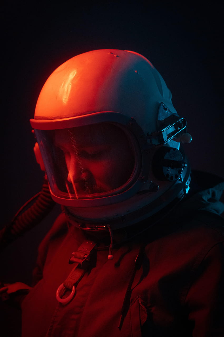 Dark, , , Cosmonaut, Spacesuit, Space Suit HD phone wallpaper