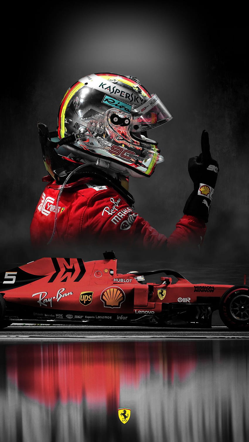 Pomysły Sebastiana Vettela w 2021 r. sebastian, ferrari scuderia, formuła 1, Sebastian Vettel F1 Tapeta na telefon HD