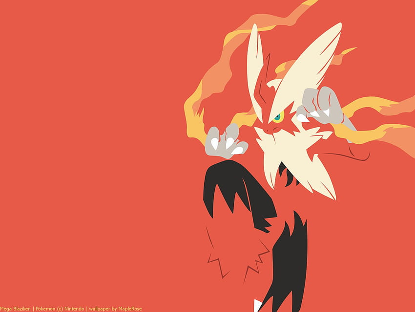 mega evolution blaziken wallpaper