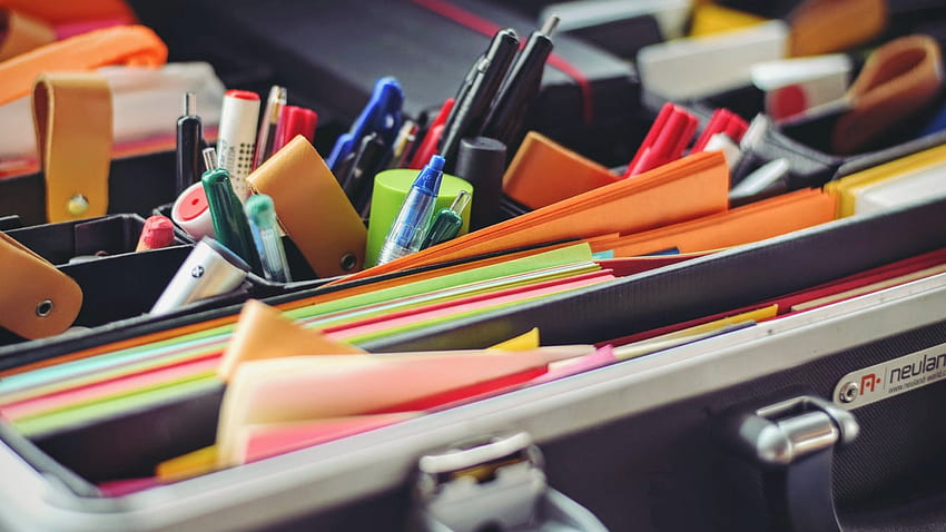 Here's Why the Annual Cost of School Supplies Is Rising in the US, Office Stationery HD wallpaper