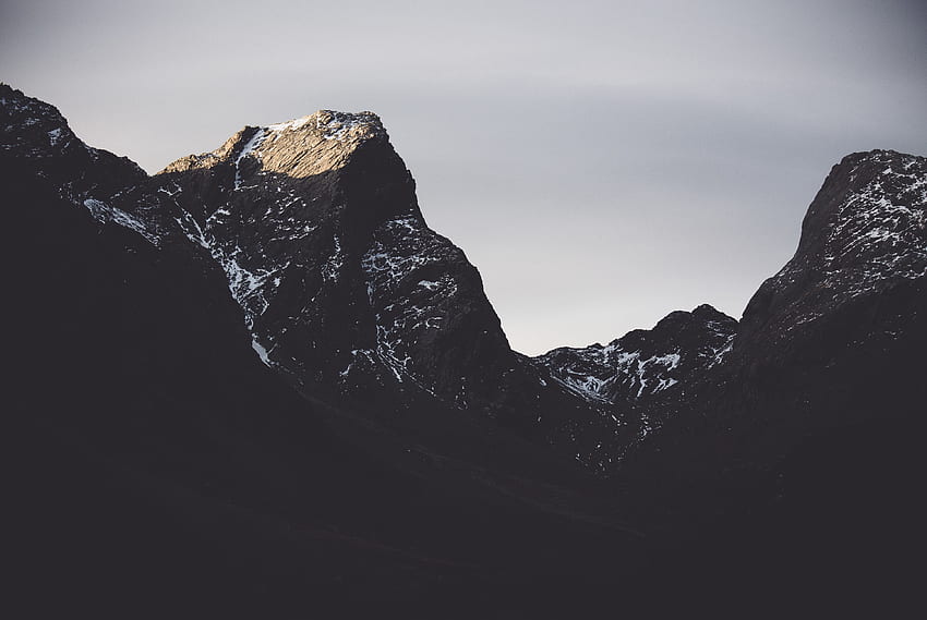Alam, Pegunungan, Salju, Puncak, Puncak Wallpaper HD