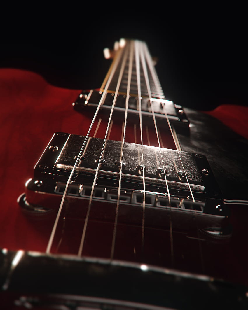 Gibson ES 335 Finished Projects Blender Artists Community, Gibson 335 HD phone wallpaper