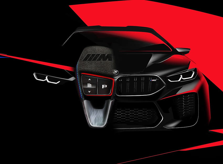 Szkic projektowy BMW M8 Gran Coupe (123) Tapeta HD