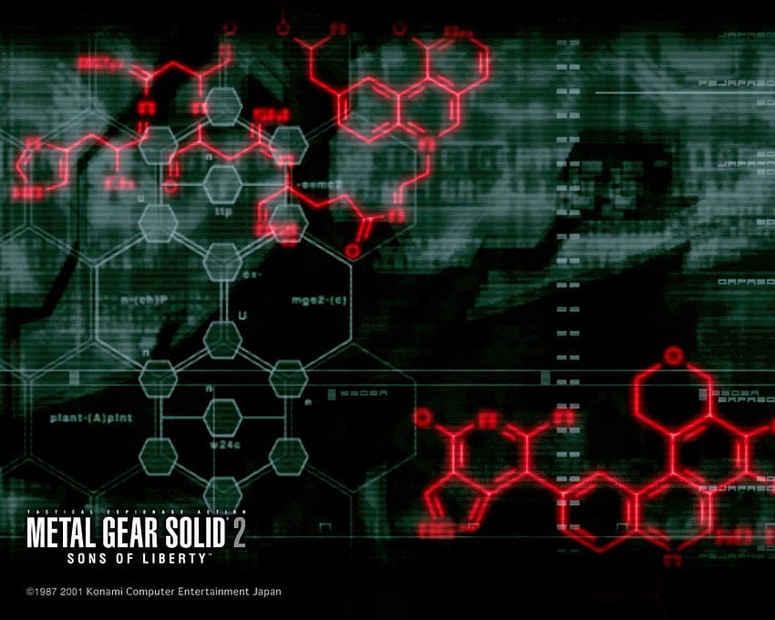 Id Metal Gear Solid haute résolution - Écran de titre Metal Gear Solid 2, MGS2 Fond d'écran HD