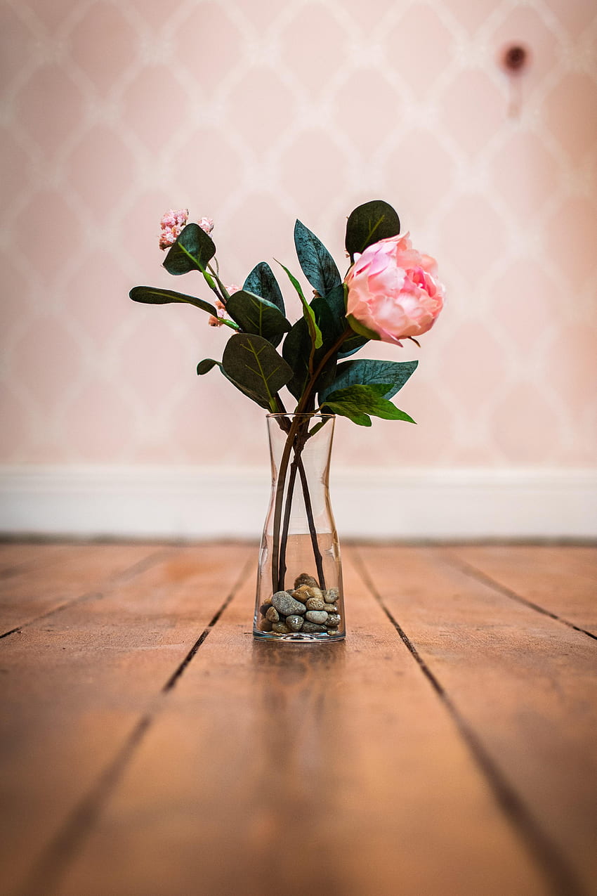 Flowers, Pink, Flower, Rose Flower, Rose, Bouquet, Vase HD phone