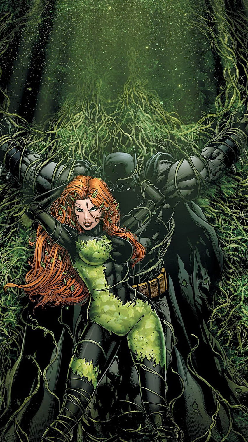 Poison Ivy Batman, Poison Ivy Cartoon Tapeta na telefon HD