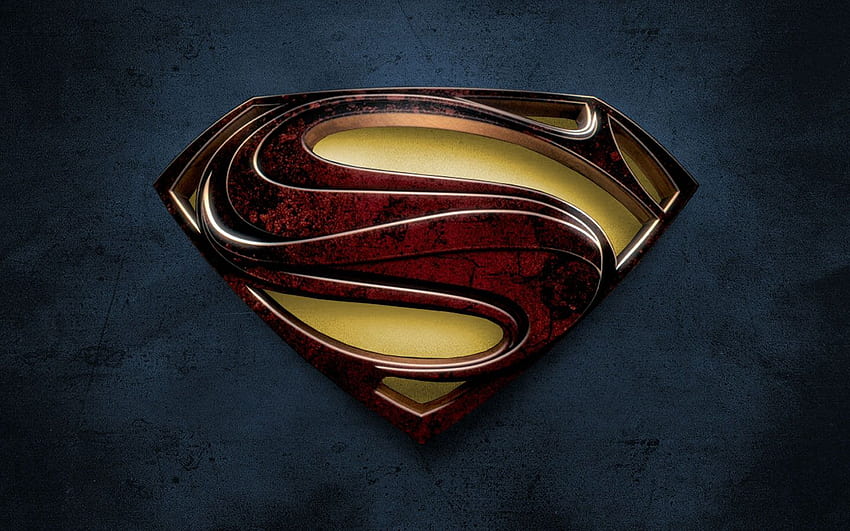 Superman Hombre de Acero, Logotipo de Hombre de Acero fondo de pantalla