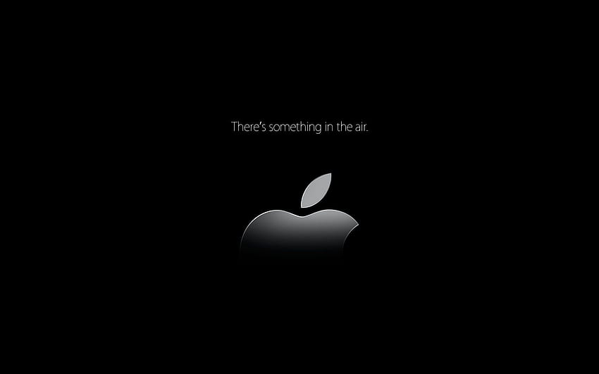 Logotipo da Apple Escuro, Logotipo da Apple Preto papel de parede HD