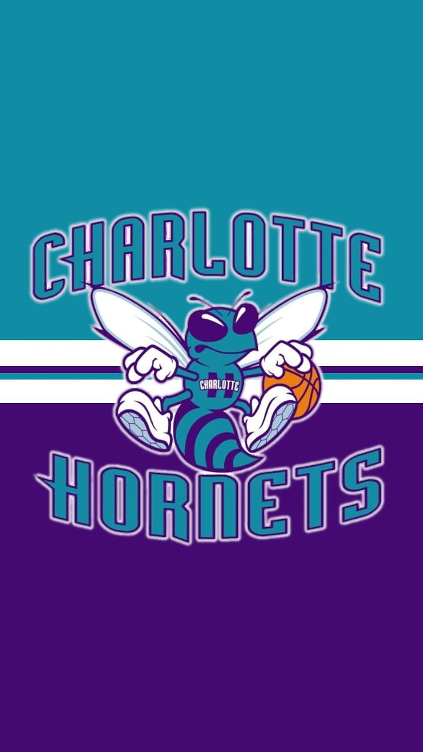 Ein Hornissen-Mobile gemacht! : Charlotte Hornets, Charlotte Hornets-Logo HD-Handy-Hintergrundbild