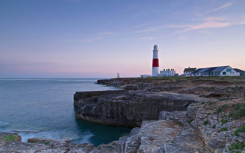 English Channel coast lighthouse . . 357914. UP HD wallpaper