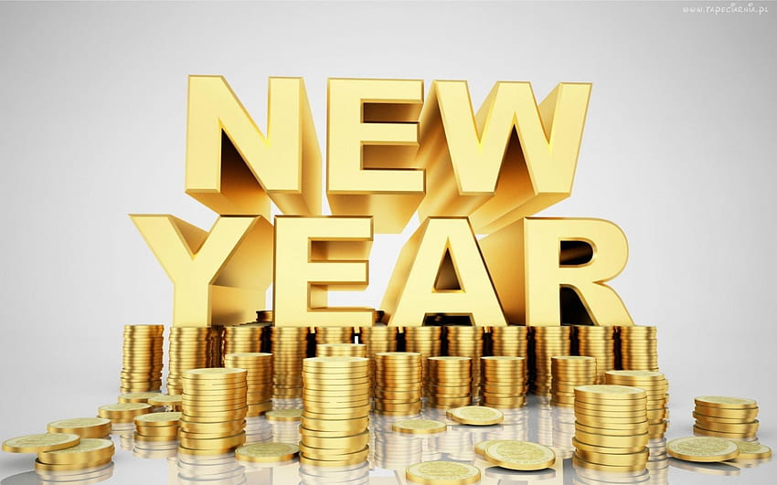 ✰Szczęśliwego Nowego Roku dla wszystkich✰, zima, wesoły, wakacje, pomyślny nowy rok dla wszystkich, zachwyt, festiwal, uroczy, posiadanie, czas na imprezę, złoto, bogaty, szczęśliwy, wesoły, pieniądze, monety, nowy rok, złoty, słodki, pory roku pozdrowienia, piękny, wesoły, ładny, boże narodzenie, 2013, śliczny, szykowny Tapeta HD