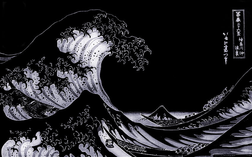 Голямата вълна край Канагава с обрат [] : R, 2560X1600 HD тапет