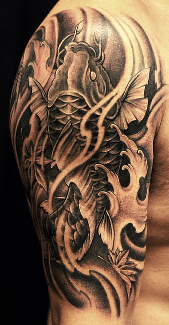 KOI TATTOO FOREARM  Koi Tattoo  9 hrs work by Jason at So  Flickr