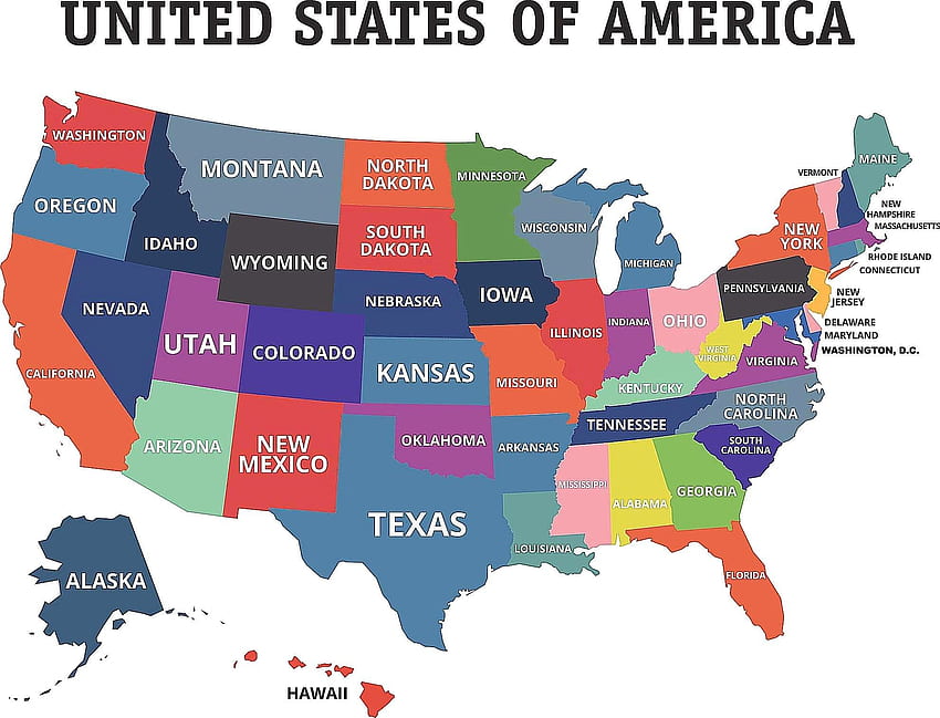 United States Map, US Map HD wallpaper