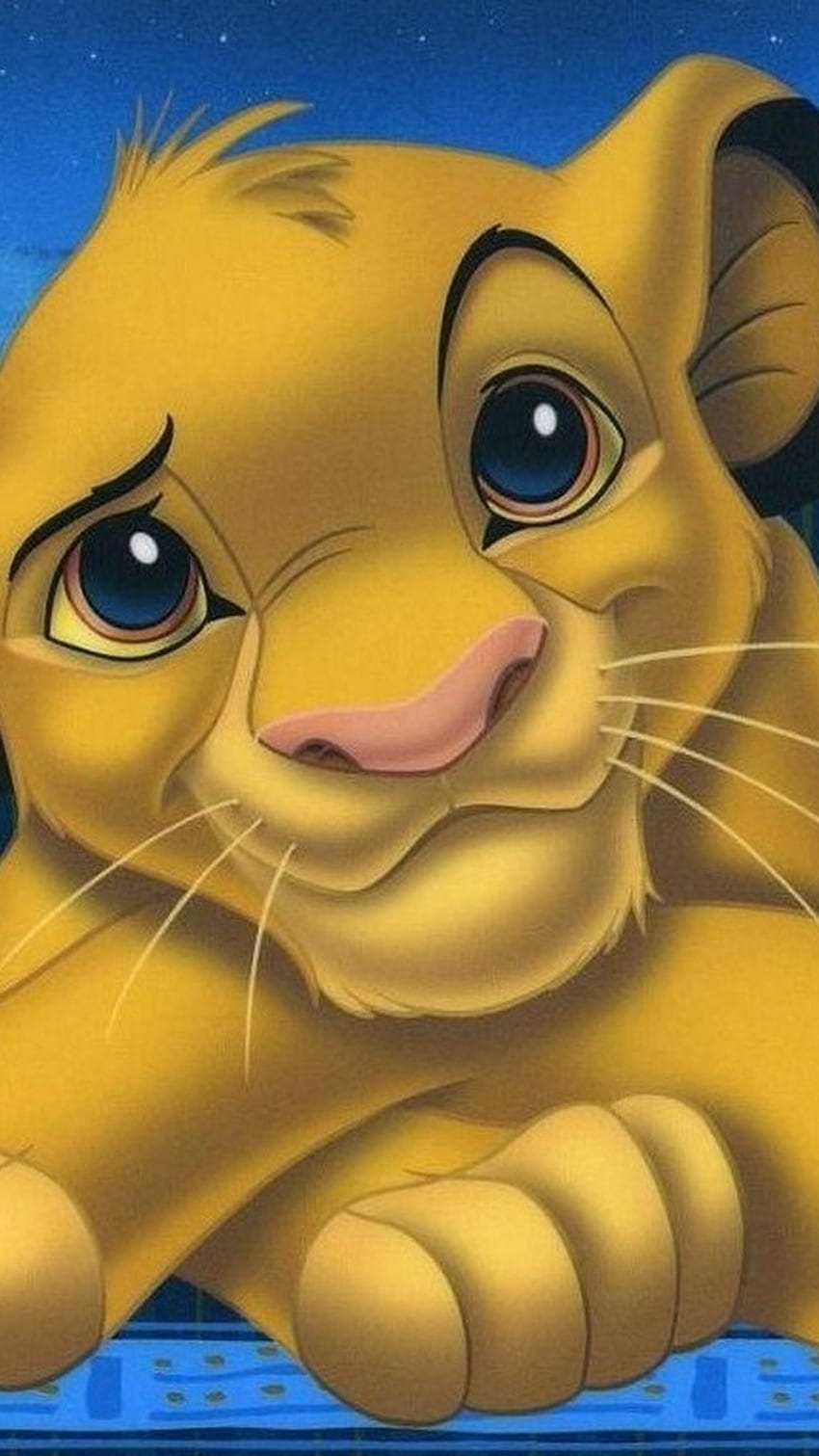 Best Lion King, Cute, Face, simba HD phone wallpaper