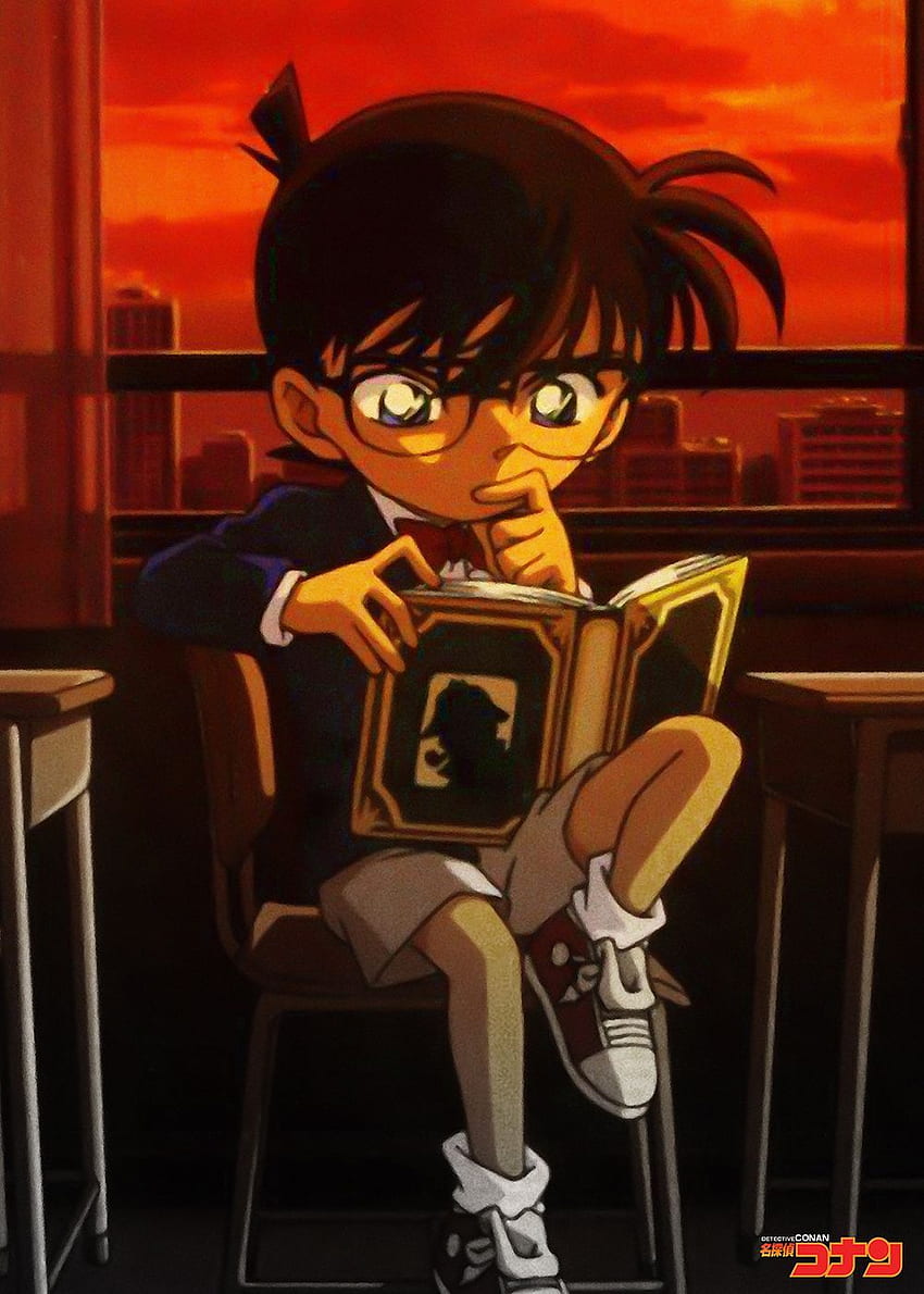 Anime Detektyw Conan Shinichi Kudo. Bezpłatne Detektif conan, Detective, Latar belakang animasi Tapeta na telefon HD
