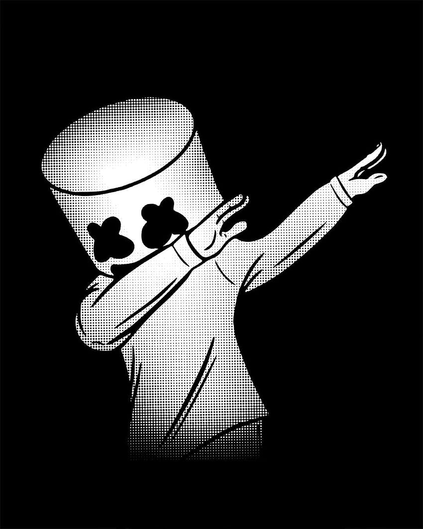 Marshmello and Top Mix. Black background , Cartoon , Graffiti HD phone  wallpaper | Pxfuel