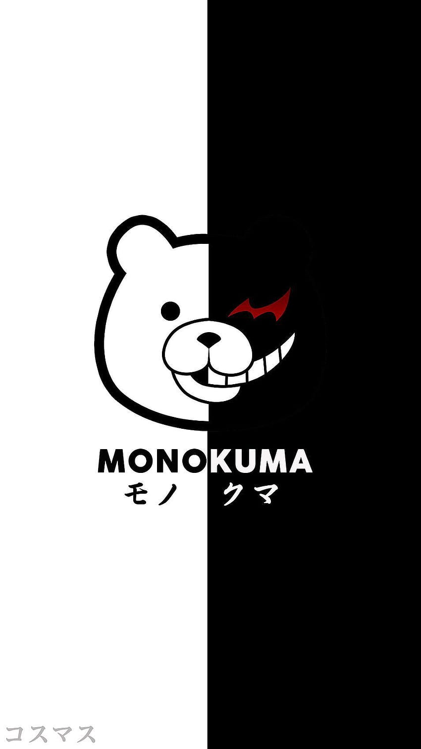 Monokuma 2 lados. Anime iphone, Anime , Cute anime, Monomi fondo de pantalla del teléfono