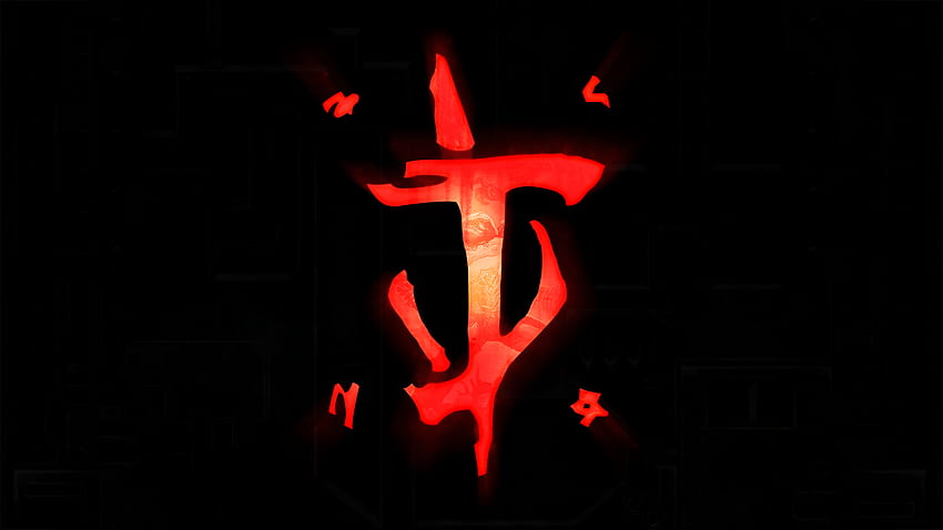 Doom Slayer Symbol, Doom Logo HD wallpaper