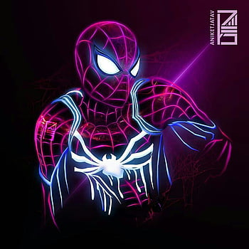 Neon spiderman HD wallpapers | Pxfuel