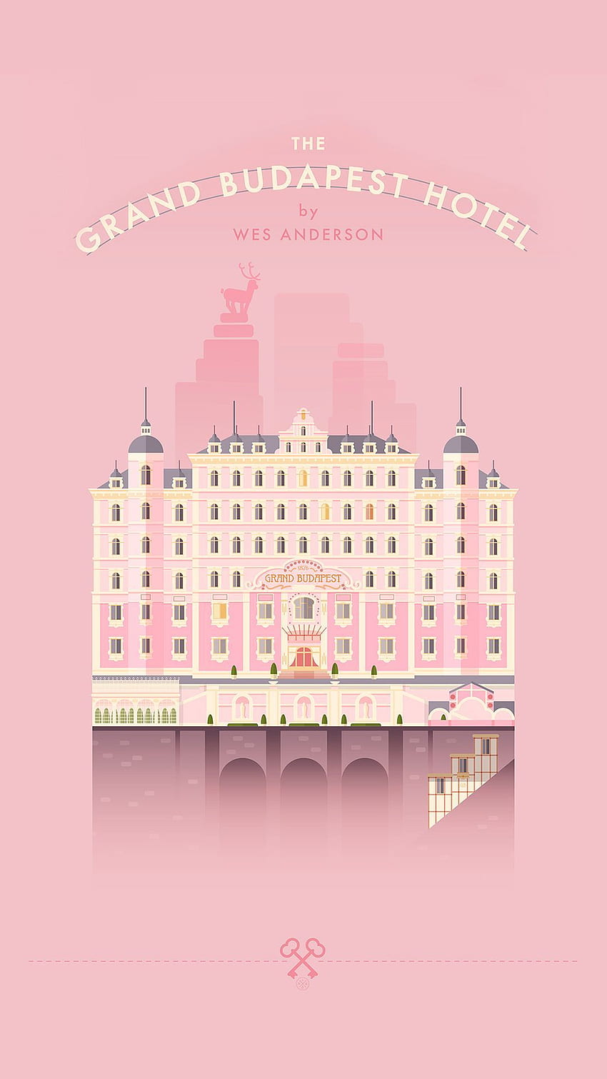 Grand Budapest Hotel iPhone 8 . 영화 포스터, 미니멀리즘, The Grand Budapest Hotel HD phone wallpaper