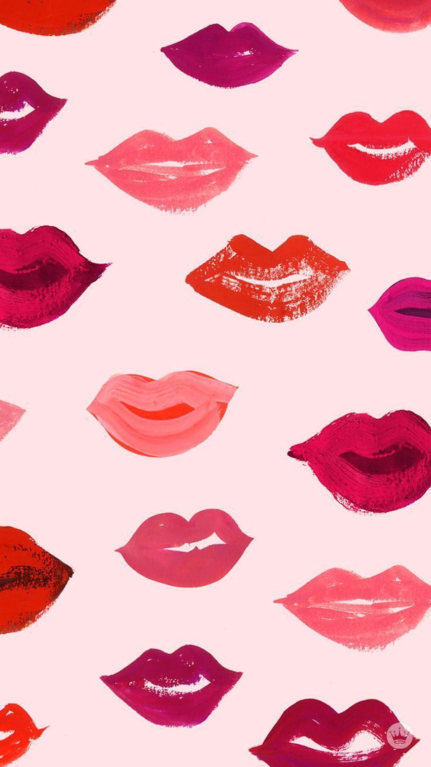 blush and wine lips. Lip , Aesthetic iphone , Digital, Cute Lips HD phone wallpaper