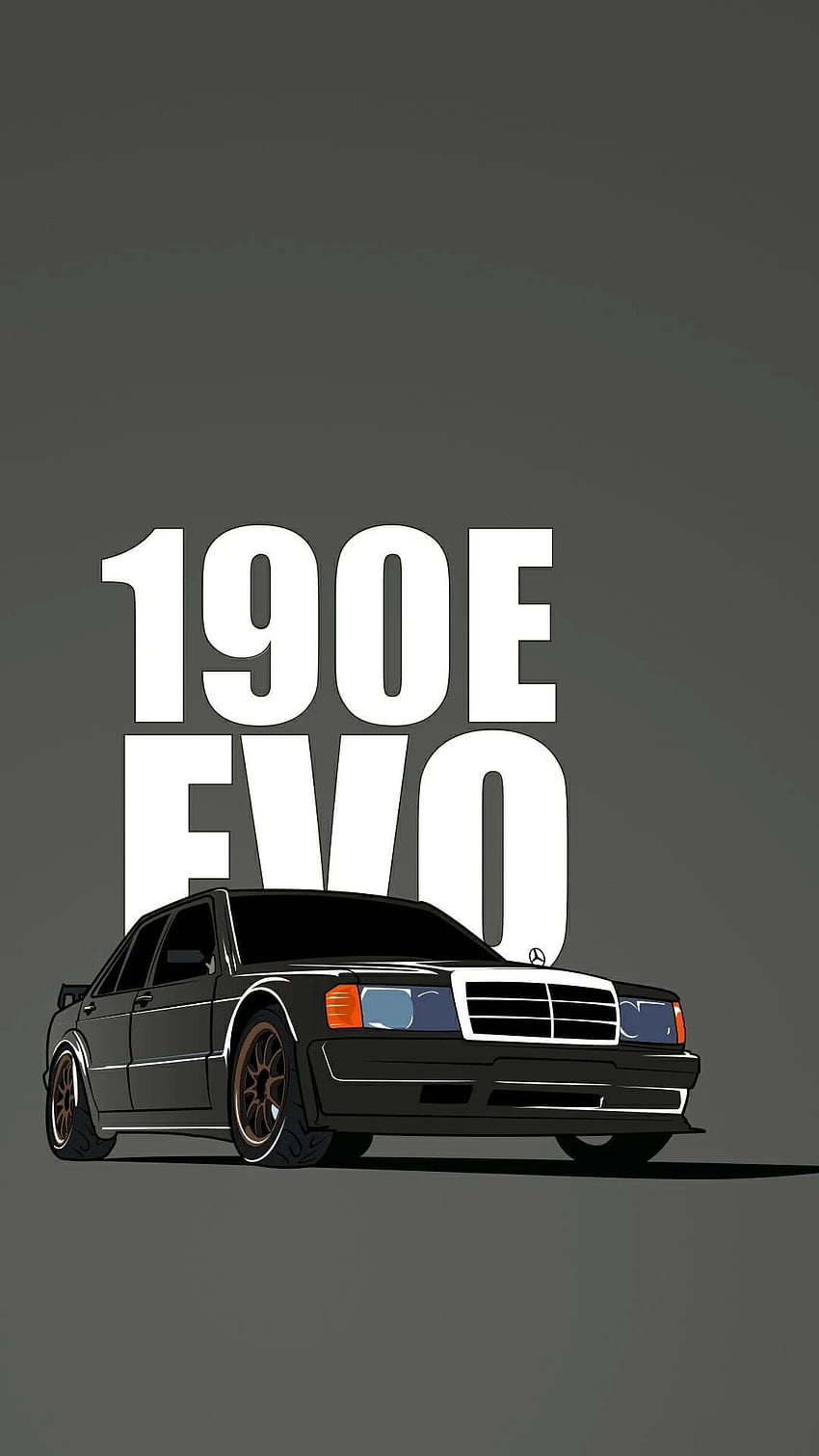 190E EVO illustrazione e . Mercedes benz 190e, Auto d'arte, Automobili Sfondo del telefono HD
