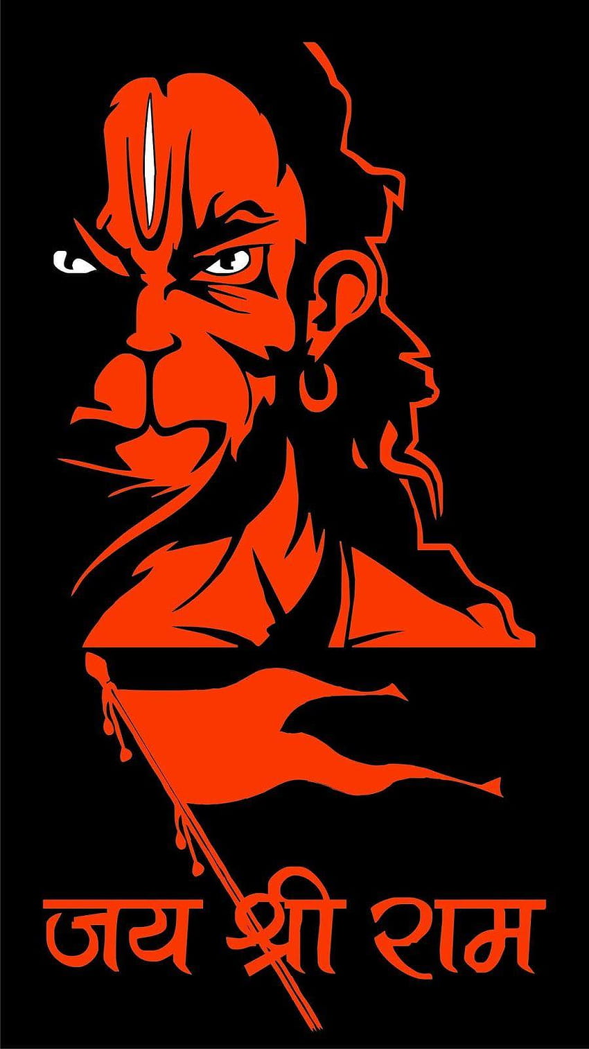 Arte móvil de Hanuman fondo de pantalla del teléfono
