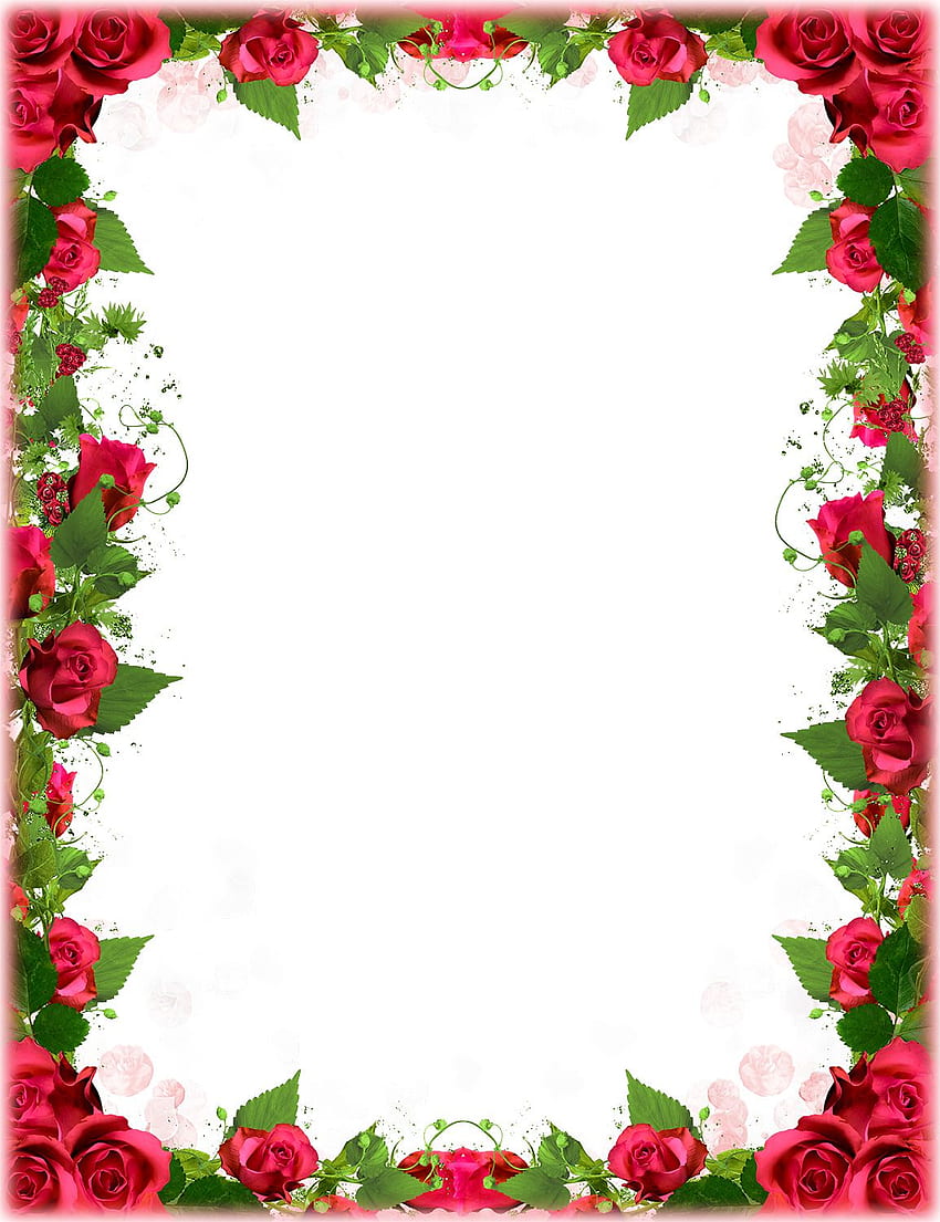 border flower design HD phone wallpaper