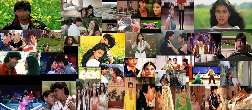 Dilwale Dulhania Le Jayenge, Bollywood Movie Collage HD wallpaper