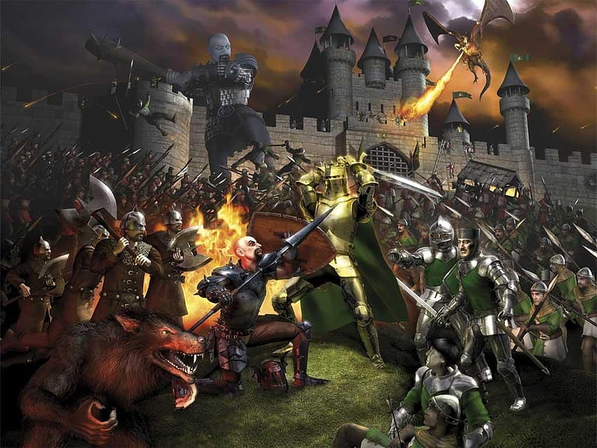 stronghold legends. pc games, Stronghold, Crusades HD wallpaper