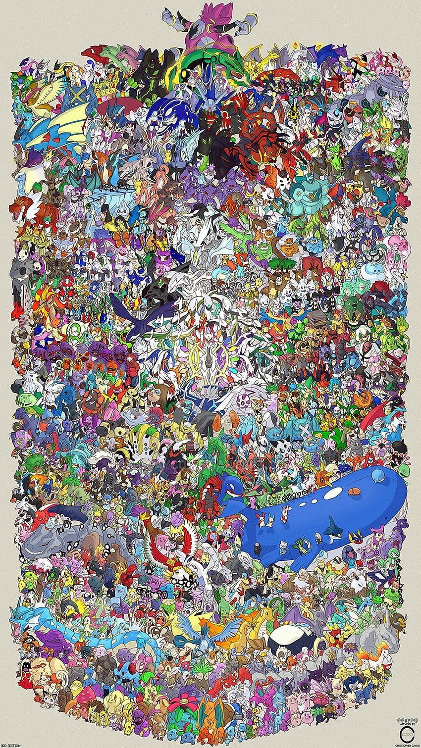 All Pokemon, Every Pokémon HD phone wallpaper