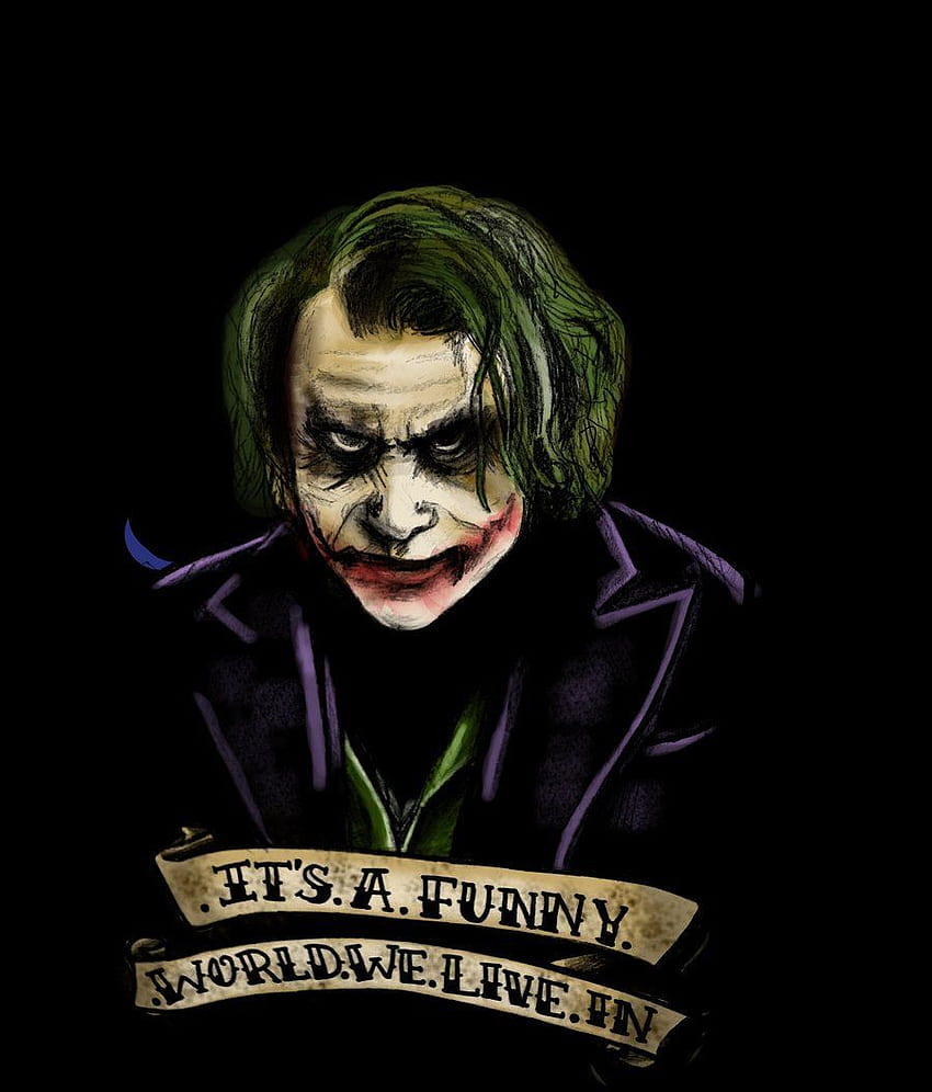 The joker - Heath Ledger Joker. Joker, Heath Ledger Joker Quotes HD phone  wallpaper | Pxfuel