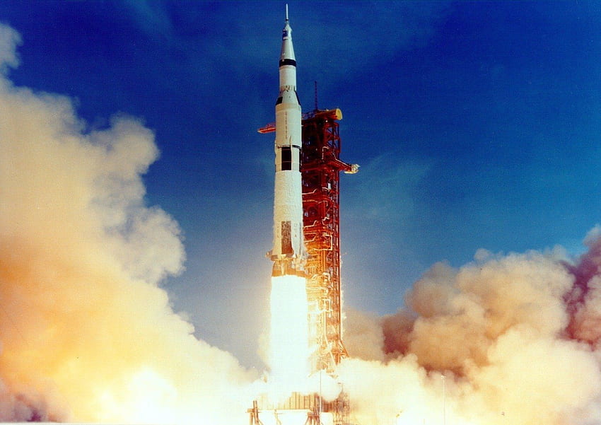 Apollo 11'in Lansmanının Anıları Hala Parlak Bir Şekilde Yanıyor, 45 Yıl Sonra, Saturn V Lansmanı HD duvar kağıdı