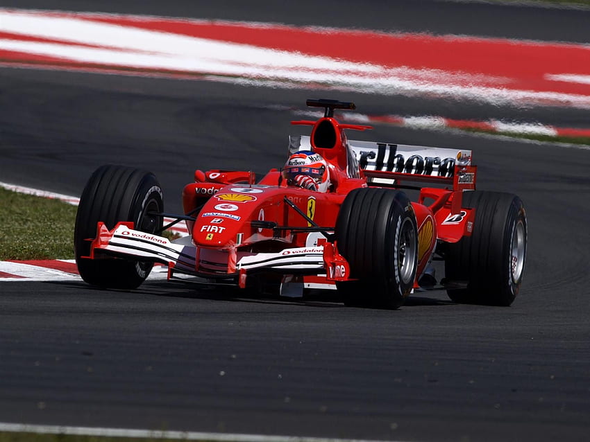 P8: Rubens Barrichello (BRA) - Ferrari F2005 - 38 Points HD wallpaper