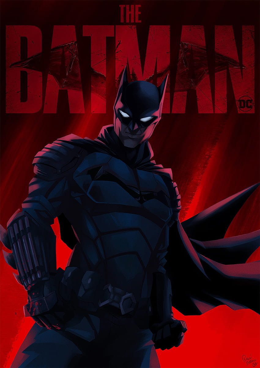 The Batman, red, movie, comics, dc HD phone wallpaper | Pxfuel