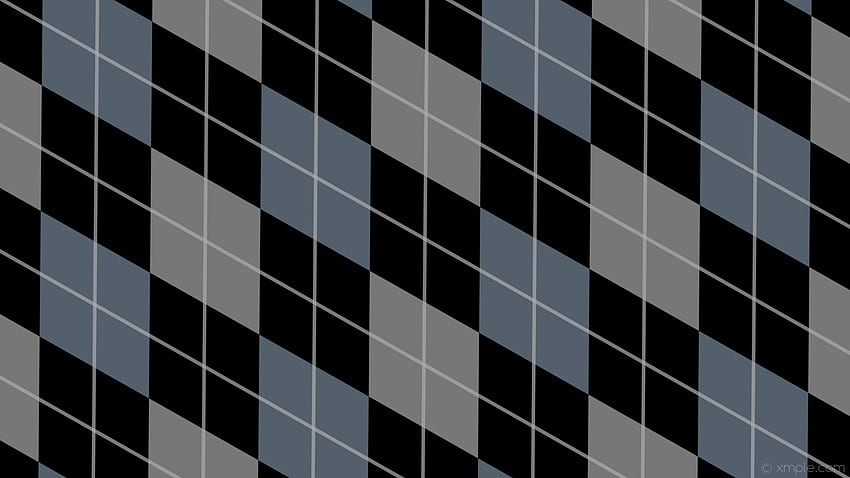 gris argyle double blanc noir diamants gris ardoise clair gris foncé coquillage Fond d'écran HD