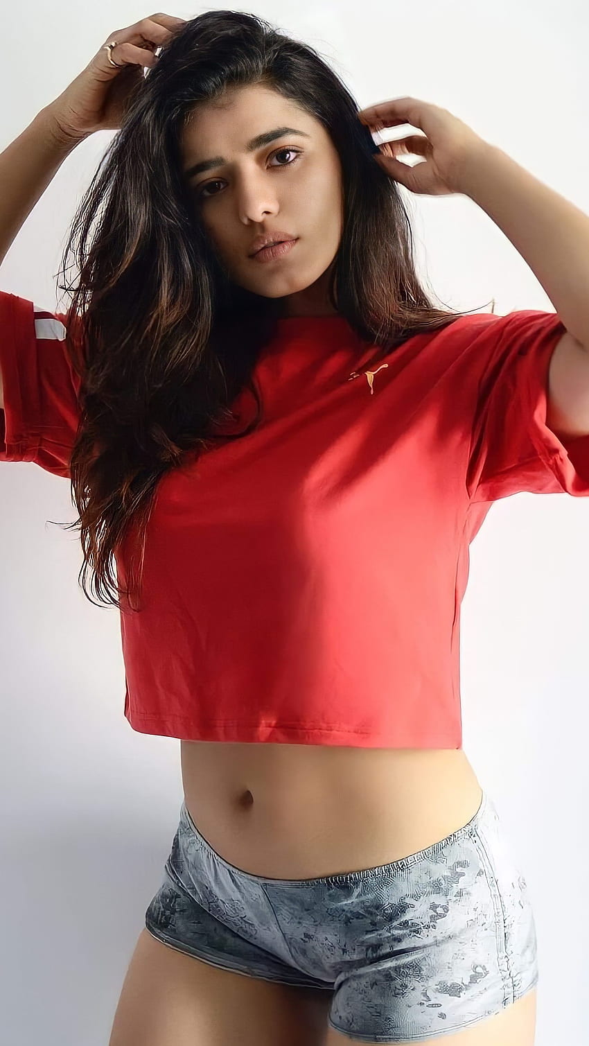 Kethika Sharma นักแสดงหญิงชาวเตลูกู สะดือ วอลล์เปเปอร์โทรศัพท์ HD